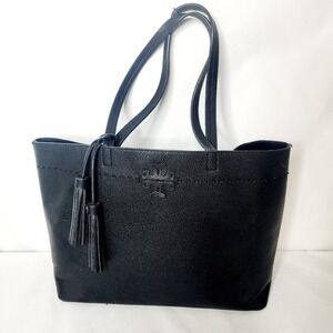 Tory Burch Mcgraw Black Tote Bag